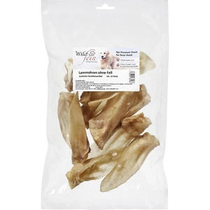 Wild & Fein Hundesnack Lammohren 10 Stück Leckerli Belohnungssnack Hundefutter - Bild 1 von 1