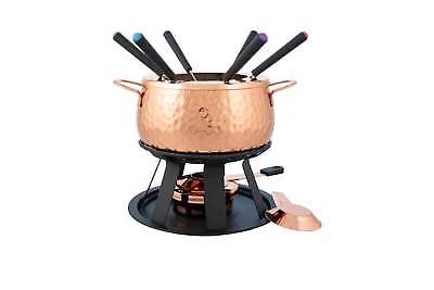 Swissmar Biel Copper Fondue Set (11 Pieces)