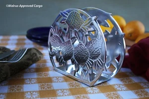 SOPORTE PARA SERVILLETA CRATE & BARREL LIMÓN -NUEVO- AÑADE UN AROMA FRESCO A TU SERVICIO DE MESA - Imagen 1 de 5