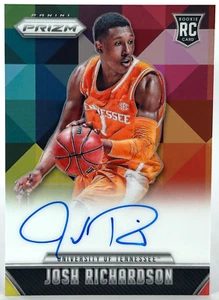 JOSH RICHARDSON 2015-16 Prizm Basket Rookie Auto RC - Foto 1 di 3
