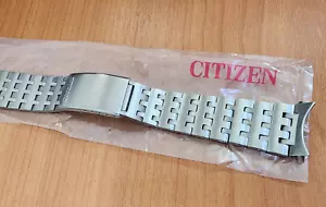 Nos Citizen Bracelet Curve end 20mm Nice fit diver 68-5372 Solid links. - Picture 1 of 7