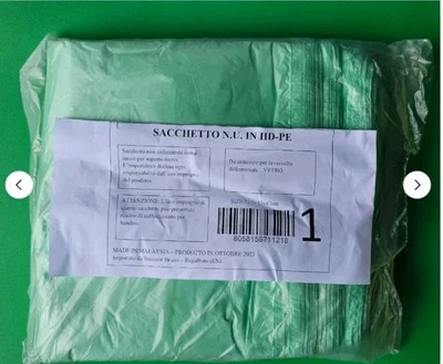 1000 PZ SHOPPER SACCHETTI BUSTE PLASTICA PER NEGOZIO Misure Da Indicare  - Immagine 1 di 3