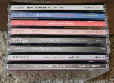 [8CDs] David Sanborn Hearsey Upfront Voyeur Another Hand Heart To Heart + More - Image 1 of 4