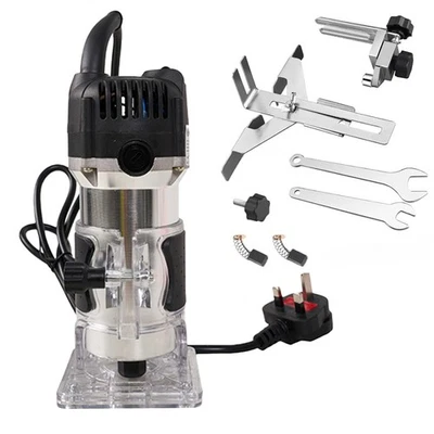 Electric Hand Trimmer Palm Router Woodworking Laminate Wood Laminator Tool Kit - Image 1 of 4