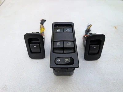 Saab 9-5 2009 Power Window Switch Pack Master 12780693 Set 12780694 Negro 09 Foto 1 de 3