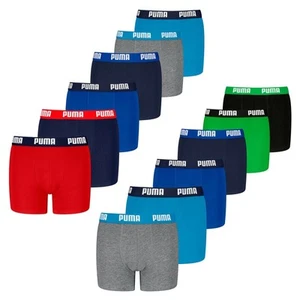 Puma Boys Boxer Shorts, 6 Pack - Everyday Basic Boxers ECOM 6P, Cotton St... - Picture 1 of 9