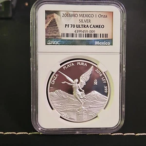 Mexico 2016 Mo Mexico 1 Onza Libertad - NGC PF70 Ultra Cameo - Picture 1 of 9