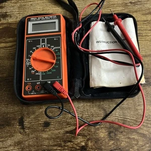 Vintage digital multimeter model DM 920 ETCN Corp Come With Case - Picture 1 of 11