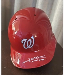 JUAN SOTO Signed Rawlings AUTHENTIC ON FIELD Batting Helmet Beckett (BAS) AUTO - Picture 1 of 6