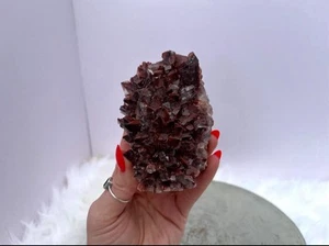 Raw, Hematite Dogtooth Calcite - Picture 1 of 9
