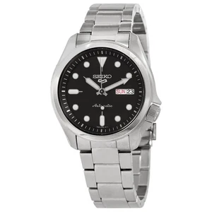 Seiko 5 Sports Automatic Black Dial Men's Watch SRPE55K1 - Picture 1 of 3