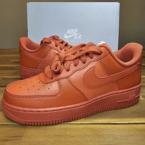 Nike AF1 Air Force 1 Donna 7.5 Arancione Low Top Triple Mantra DZ4442-800 NUOVE - Foto 1 di 6