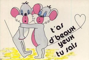 HUMOUR T'as d'beaux yeux tu sais - Picture 1 of 1