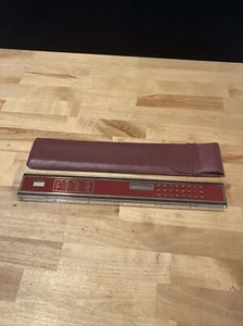 Vintage Logitech 509 Taschenrechner Lineal & Uhr mit Gehäuse unmarkiert markenlos - Bild 1 von 12