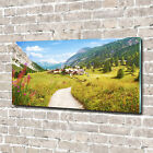 Acrylglas-Bild Wandbilder Druck 140x70 Deko Landschaften Alm Weide Alpen