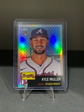 2022 Topps Chrome Platinum Anniversary Kyle Muller Refractor Rookie Card