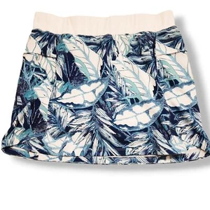 Falda corta de golf con estampado tropical Reel Legends tenis pesca azul grande - Imagen 1 de 8