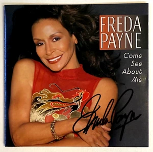 FREDA PAYNE Come See About Me AUTOGRAPHED CD Signed By Freda 2001 - Foto 1 di 5