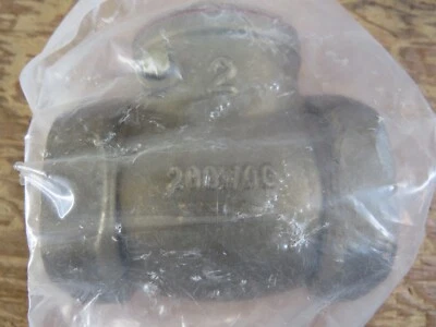 MUELLER-ProLine 100-408HC- 200 PSI /200WOG Threaded Gate Brass Valve 2" - Image 1 of 4