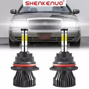 Faros LED de 4 lados 9007 HB5 bombillas blancas 6 k para Mercury Grand Marquis 1998-2005 - Imagen 1 de 13