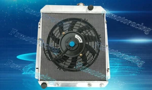 FOR Buick Special Roadmaster Century Super Alu Radiator+FAN 1954-1956 55 V8 AT - Picture 1 of 6