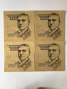 Hoosier Bard James Whitcomb Riley George Davis 4 LP Lot Poetry Purdue Cleaned EX - Picture 1 of 12