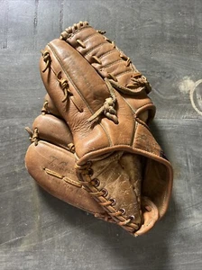 Guante de béisbol vintage Sears Roebuck 1629 estilo profesional bolsillo cuero de vaca completo LHT - Imagen 1 de 8