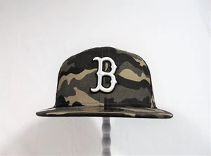 New Era MLB Boston Red Sox Armed Forces Day On Field 59FIFTY Hat Sz 7 1/8 RARE - Picture 1 of 7