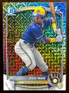 Mega caja Bowman 2025 refractor mojo hecho por Jesús #BCP-50 1st Bowman Brewers SP CANTIDAD - Imagen 1 de 3