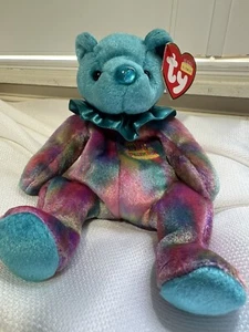 TY Beanie Baby - DECEMBER the Birthday Bear (7.5 inch) - Picture 1 of 7