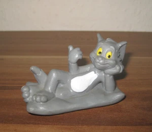 Tom & Jerry: Tom auf Decke liegend Bully / MGM 1967 PVC Vintage Figur W.Germany - Picture 1 of 6
