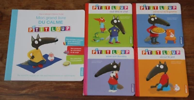 P'TIT LOUP - LOT DE 5 LIVRES - AUZOU EVEIL - DE 2013 à 2018 - LIVRE DU CALME -BE - Photo 1/4