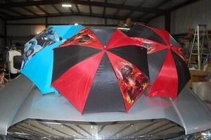 lot DC Comics Batman star wars Kids Umbrella for Boys, Kids Rain Wear Ages 3-6 - Picture 1 of 15
