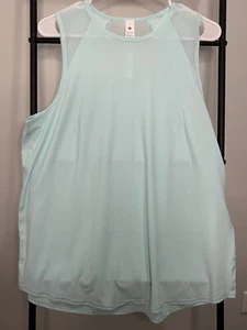 Lululemon Sculpt Tank Aqua Blue, Classic fit fitness top, Size 12, Plus, NWT NEW - Picture 1 of 6