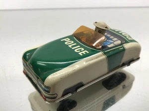 HANS SCHUMANN HS505 WEST GERMANY POLICE PRESSS&GO - TIN TOY -L10.5cm- GOOD - 300 - Picture 1 of 7