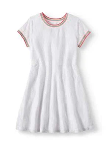 Wonder Nation Rainbow Trim Lace Dress Size XL/XG 14-16 Plus (LOC TUB L-43) - Picture 1 of 3