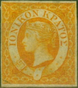 Islas Jónicas 1859 (1/2d) Naranja SG1 Fino Sin Usar (3) - Imagen 1 de 1