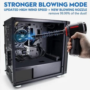 Elektrische Staubgebläse | Druckluft 3in1 für PC Reinigung | Air Duster 35500RPM - Bild 1 von 14