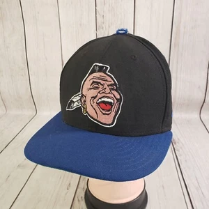 Atlanta Braves Hat Screaming Indian Chief Noc A Homa Vintage 59Fifty 7 1/8 RARE - Picture 1 of 14