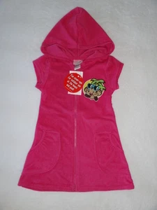 NWT! St. Eve Girls Hooded Swim/Beach Cover-Up Dress Size XS (3/4) Pink - Picture 1 of 4