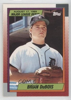 1989-90 Topps Major League Debut 1989 Box Set Brian Dubois #32 Rookie RC - Image 1 of 2