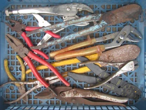 Restposten Zangenschneider Griffe Snips inkl Maulwurfgriffe & Gilbow Blechschere - Bild 1 von 3