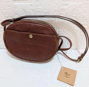 Il Bisonte Rindsleder Schultertasche Designer Italy echt gebraucht - Bild 1 von 11