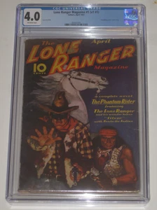 THE LONE RANGER MAGAZINE #1 1937 CGC 4.0 PULP CULTURE PUBLISHING MEGA RARE! - Bild 1 von 4