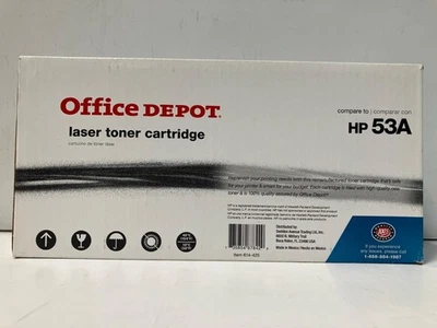 Cartucho de tóner láser Office Depot - HP 53A - negro Foto 1 de 4