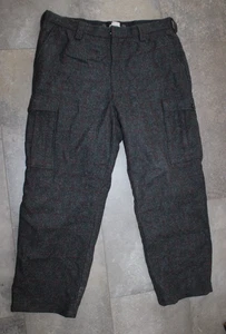 Vintage LL Bean Windstopper Hose gefüttert Cargo Wolle Jagd Feld 38 x 28 - Bild 1 von 18