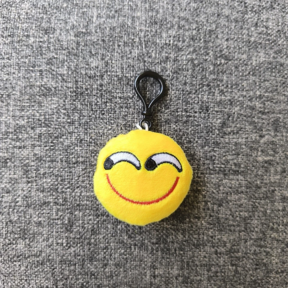 PORTACHIAVI EMOJI EMOTICON FACCINA GADGET ACCESSORI IDEA REGALO CIONDOLO - Immagine 1 di 1