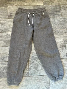 Polo Ralph Lauren Boys size Small Jogger Sweatpants Joggers Track Pants Gray - Picture 1 of 8