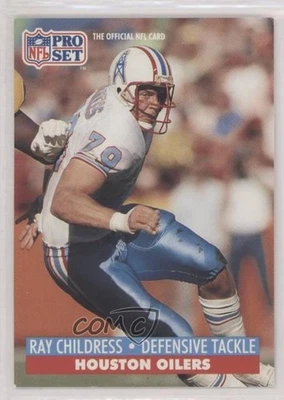 1991 Pro Set Mobil FACT Ray Childress #163 - Image 1 of 2