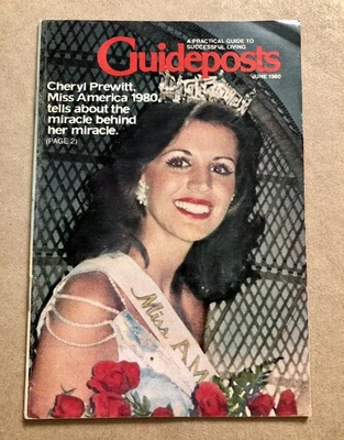 Guideposts Magazine (June 1980) Miss America Cheryl Prewitt, VG! - Image 1 of 3